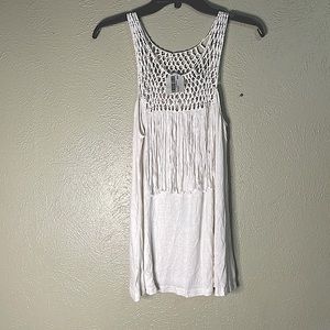 White Cute Umgee Medium Top